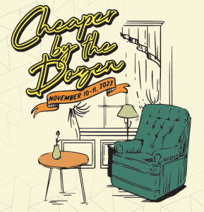 Cheaper by the Dozen graphic from the program