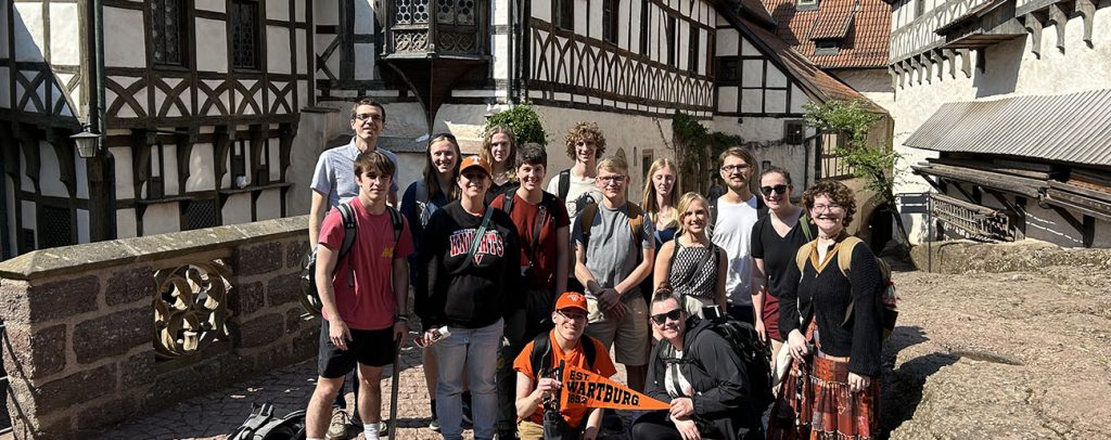 May Term students in Germany at the Wartburg Castle