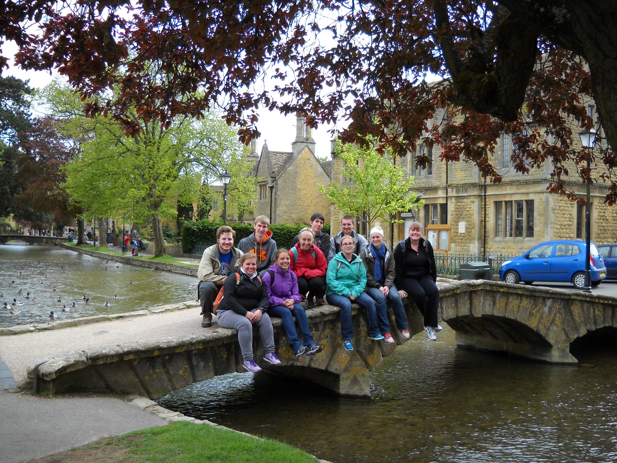 History students on a May Term abroad course