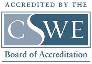 Accredited by the CSWE Logo