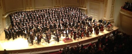 Ritterchor and Festival Chorus at Carnegie Hall