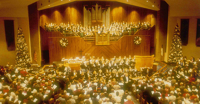 Early 1990s - Christmas with Wartburg at Nazareth Lutheran