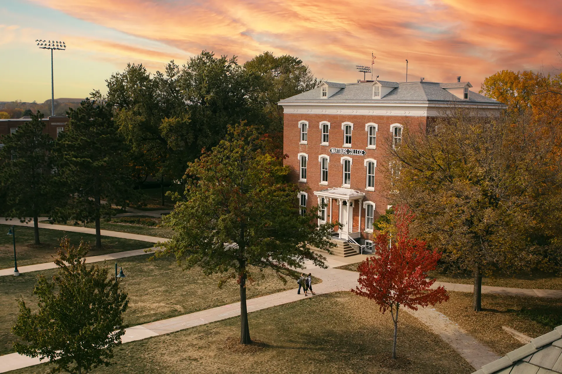 Old Main at dusk