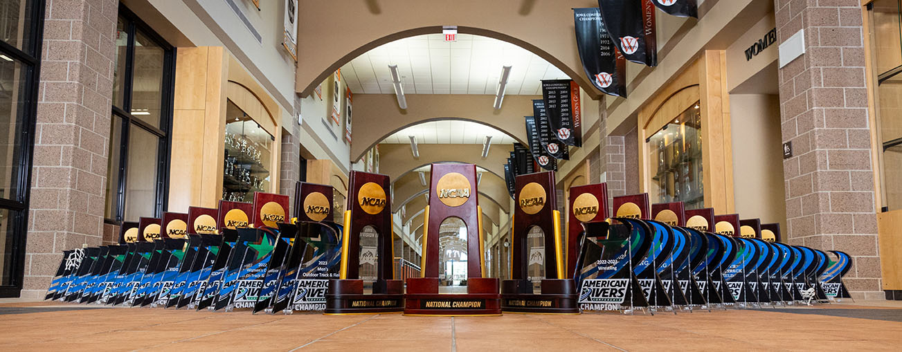 Conference and National Trophies in the Hall of Champions