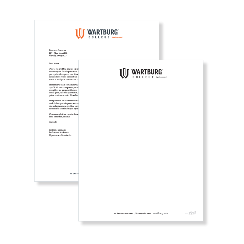 Letterhead Samples