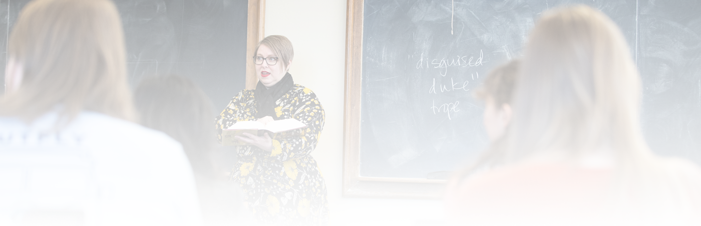 Classroom faded background image