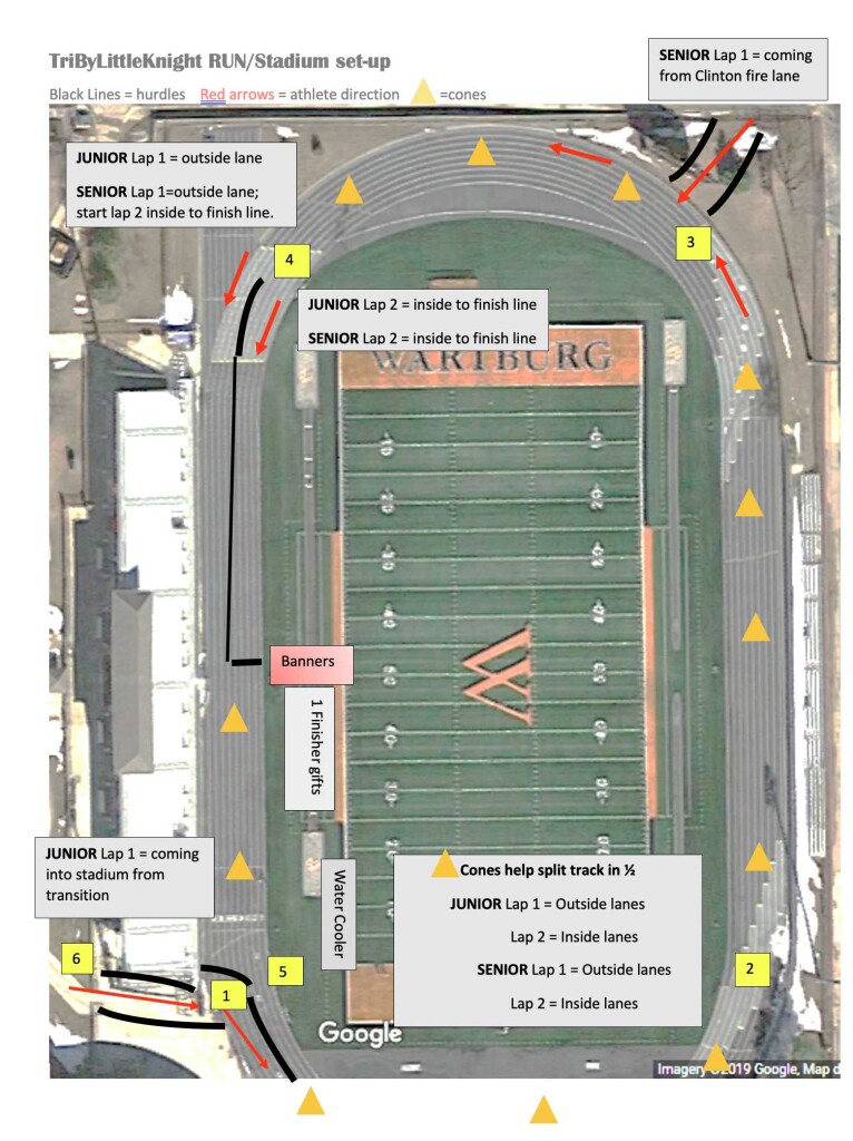 TriByLittleKnight Junior Division run route