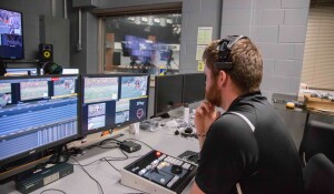 Student in Control Room