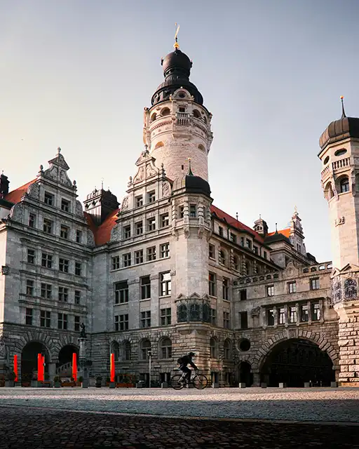 A historical building in Leipzig Germany