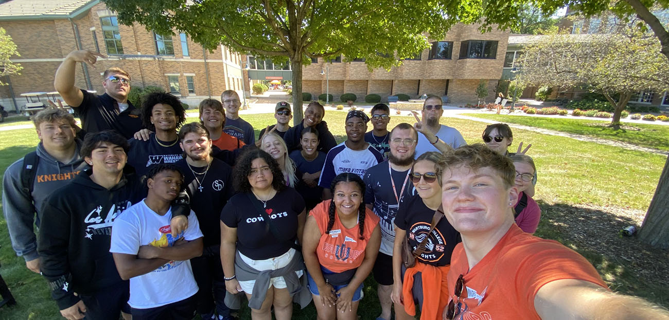 Castle Connections group taking a selfie