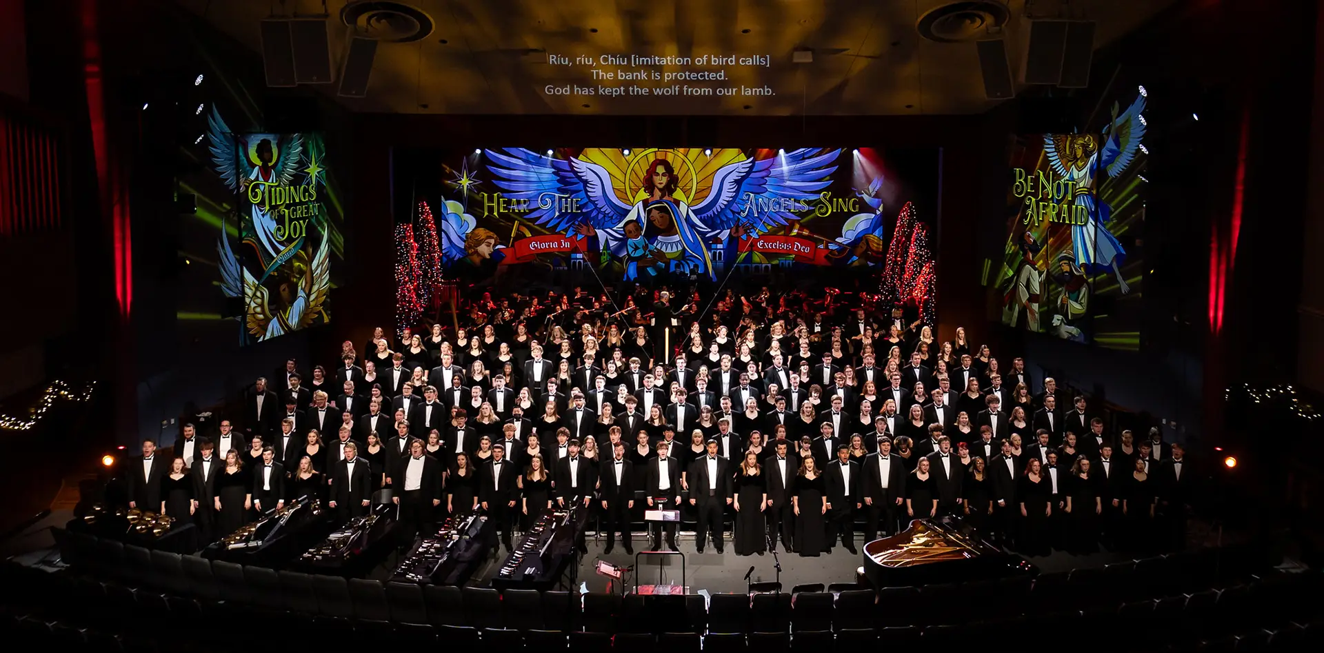 Christmas with Wartburg mass ensembles - five choirs, chamber orchestra, and band