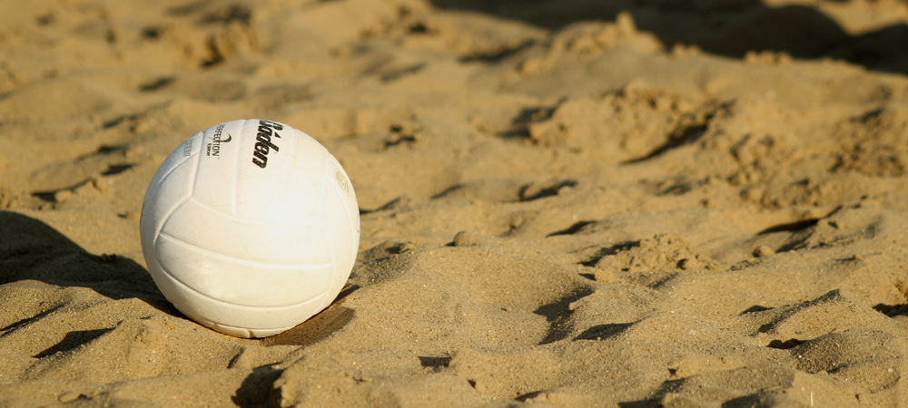 Volleyball in the sand