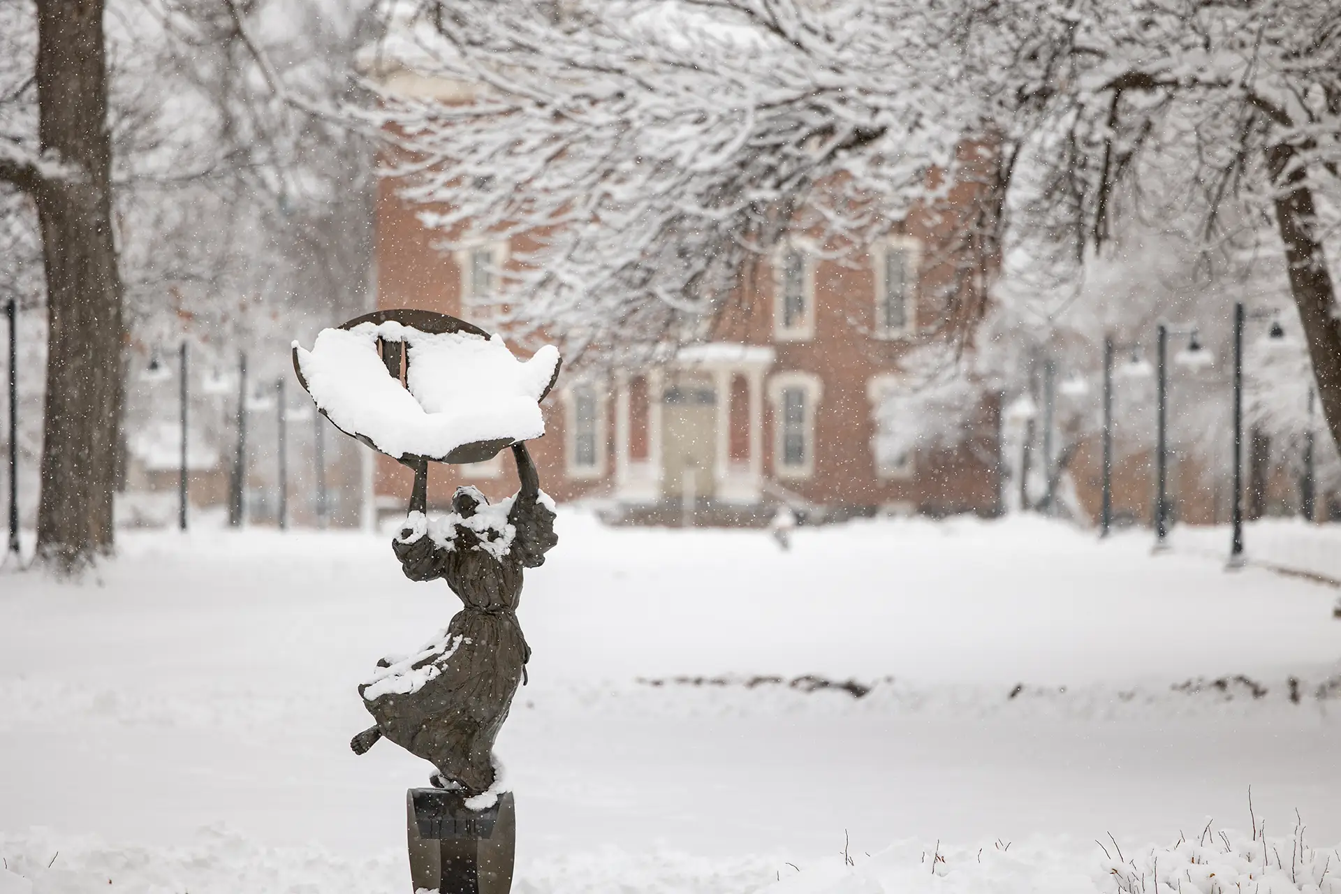 Old Main in Winter