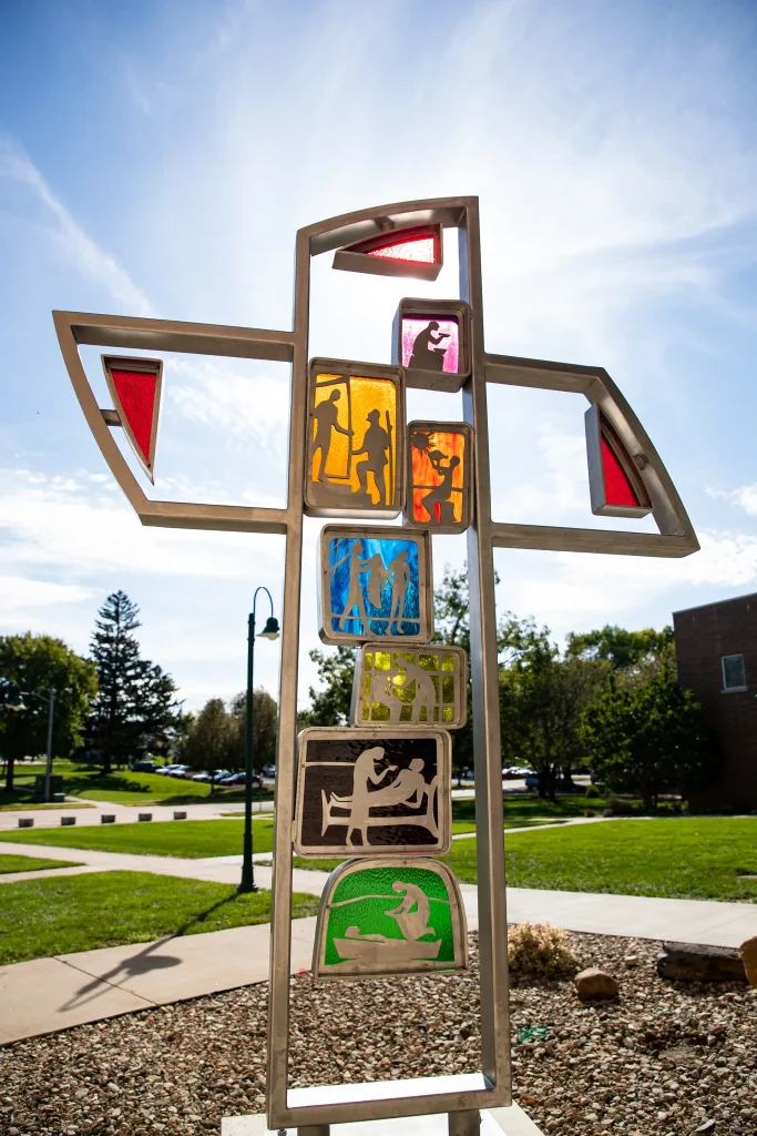 Lebenskreuz Cross Sculpture