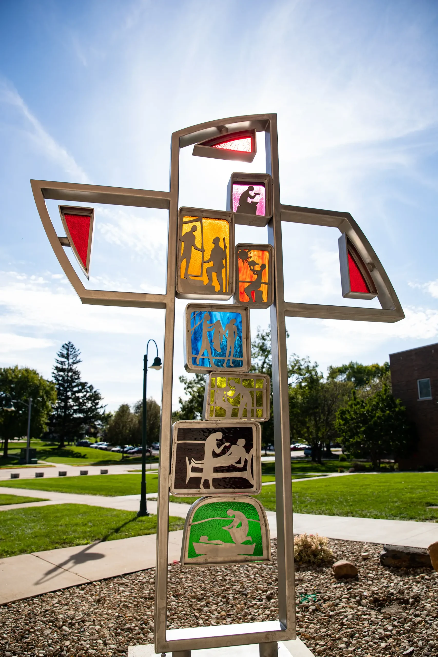 Lebenskreuz Cross Sculpture