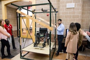 Engineering senior project: demonstrating a lift for wheelchair access