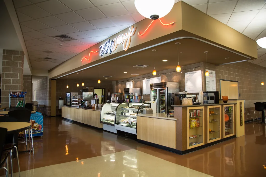 Zesty Orange Dining Center