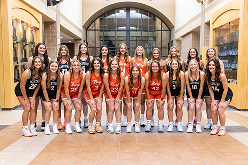Women's Basketball Team Photo