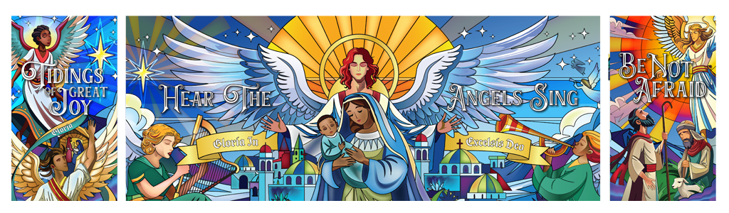 2024 Christmas with Wartburg Mural