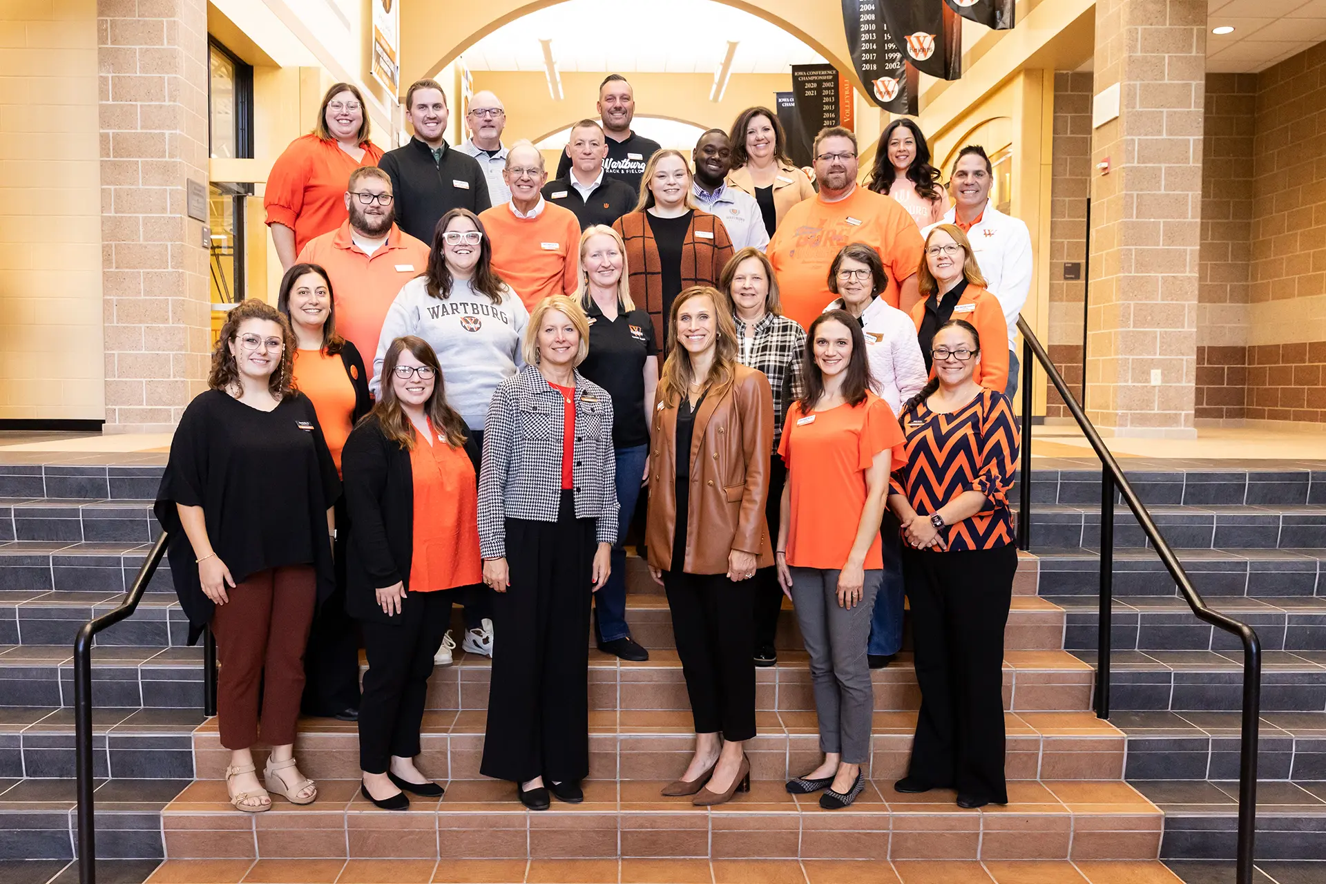 The Alumni Board poses in The W in fall 2025.