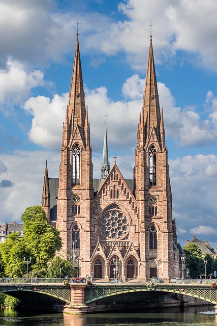 St Paul Cathedral in Strasbourg France