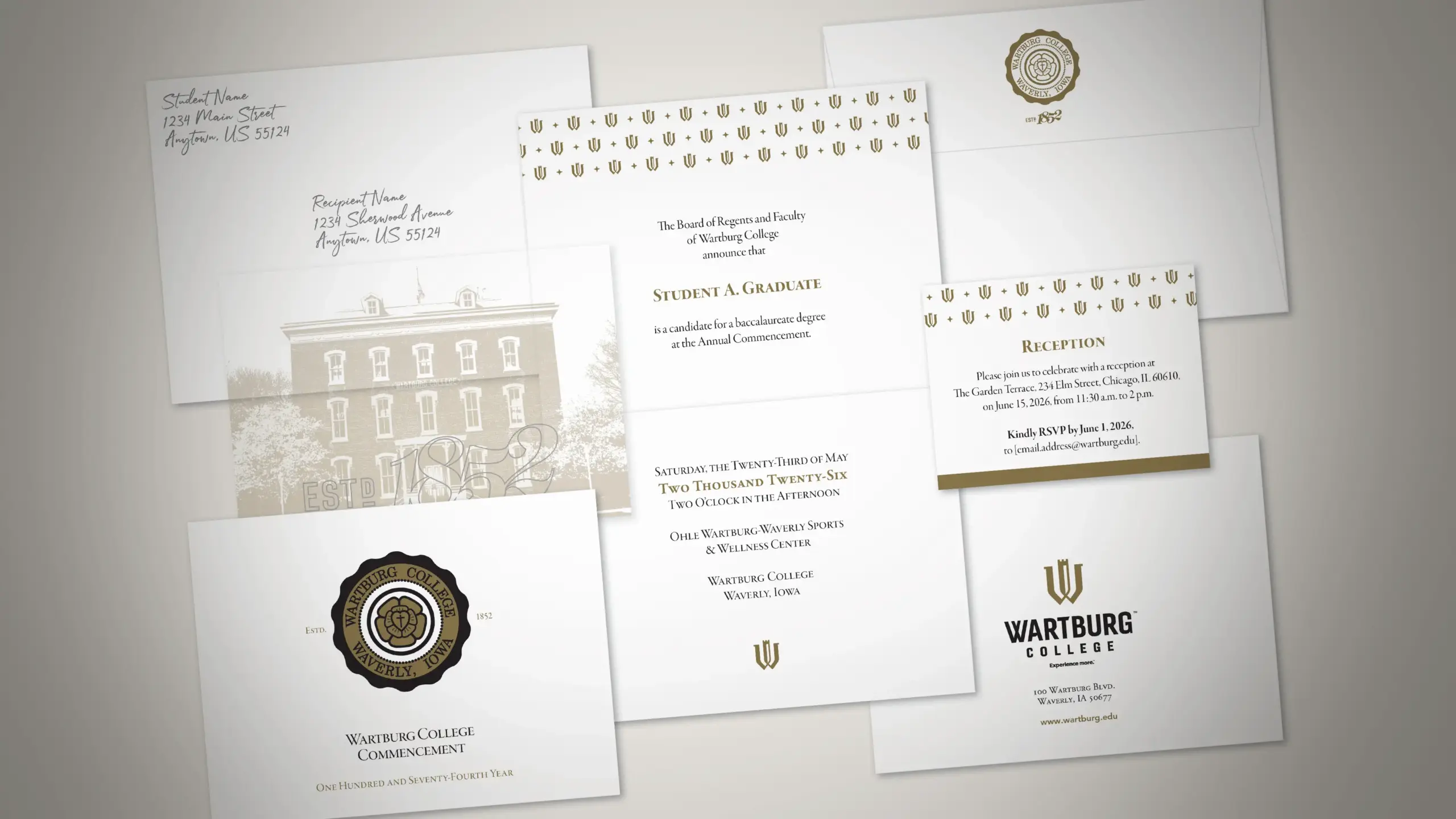 Official Commencement Announcement Example