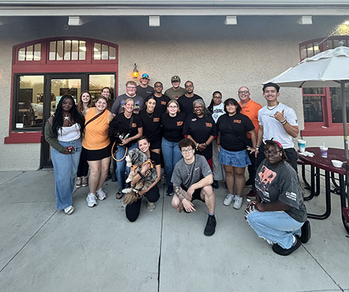 Castle Connections group at Four Queens for some ice cream