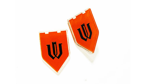 Acrylic Lapel Pins - Magnetic Back - $1.50 per unit